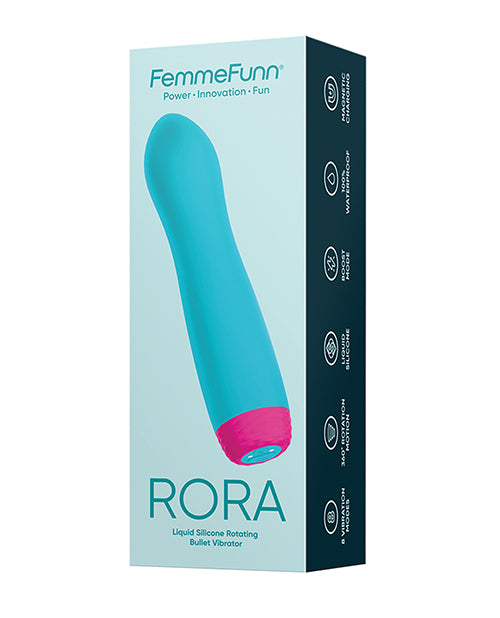 Femme Funn Rotating Bullet Stimulator with 360º Rotation and Body-Safe Liquid Silicone for Intense Sensation