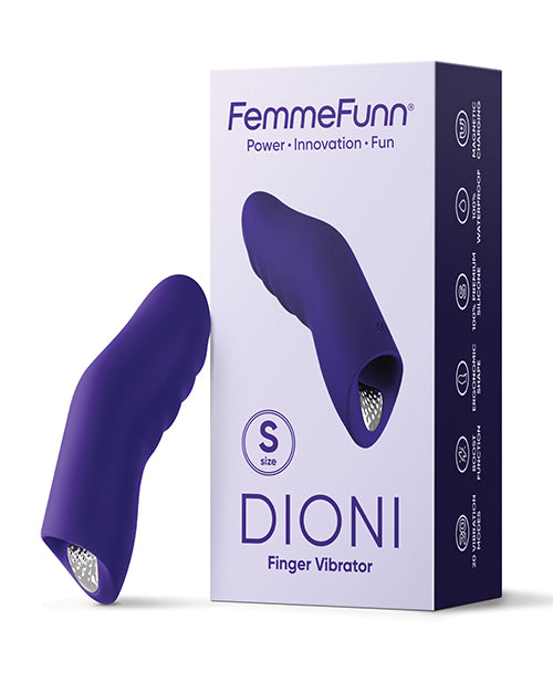 Femme Funn Finger Vibrator ergonomic with 20 vibration modes and splashproof design for targeted stimulation