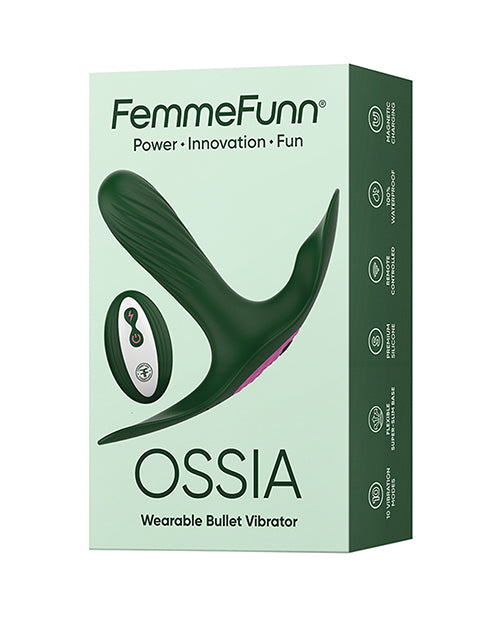 Femme Funn wearable vibrator ergonomic super-slim waterproof design with remote control for discreet stimulation