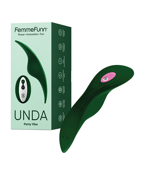 Femme Funn Panty Vibrator Ultra-Thin Ergonomic Waterproof with Wireless Remote for Discreet Powerful Stimulation