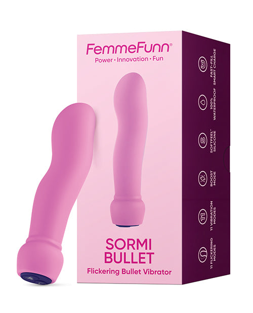 Femme Funn Stimulator Fingerlike Bullet Vibrator Softfeel Silicone Waterproof for Discreet Stimulation