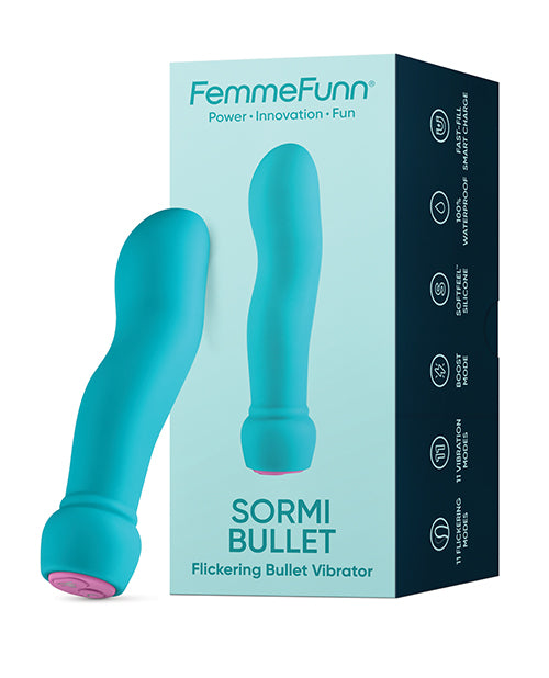 Femme Funn Fingerlike Bullet Vibrator with 11 Modes and SOFTFEEL Silicone for Discreet Targeted Stimulation