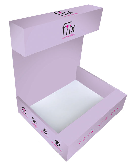 Femme Funn Empty Counter Display 24 Count Organizer for Retail Product Presentation