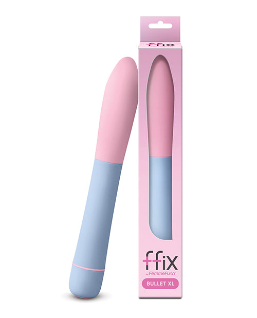 Femme Funn Stimulator Extra-Large Pink Bullet Flexible Tip 10 Vibrations for Portable Pleasure