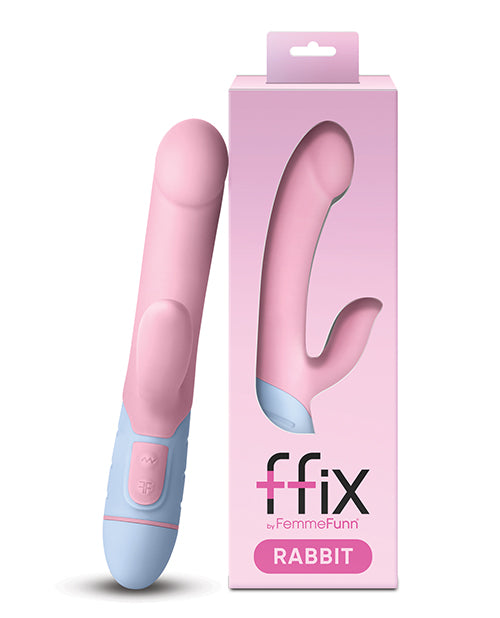 Femme Funn Vibrator Rabbit Style 20 Vibration Modes Waterproof Battery-Operated for Blended Stimulation