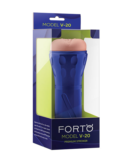 Forto Dolls & Masturbators Ultra-Realistic Super-Soft Vagina Masturbator with Ribbed Tunnel for Sensation