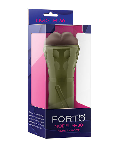 Forto Mouth Masturbator Ultra-Realistic Hard-Side Textured Tunnel for Lifelike Sensation