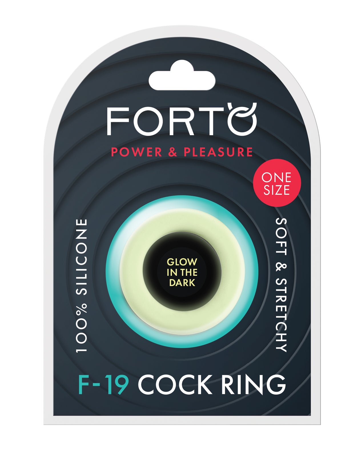 Forto Cock Ring Premium Liquid Silicone Stretch Design Two-Tone Color for Penis Enhancement and Comfort