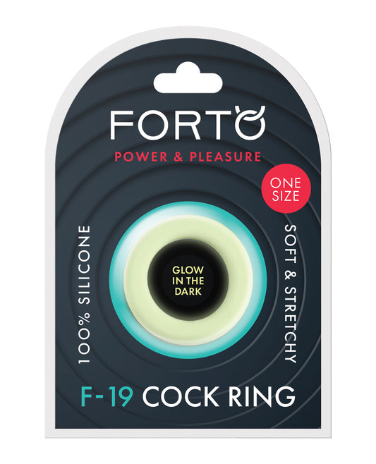 Forto Cock Ring Premium Liquid Silicone Stretch Design Two-Tone Color for Penis Enhancement and Comfort