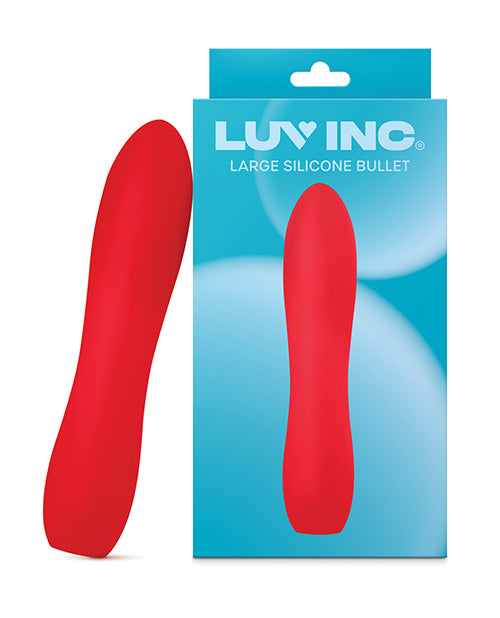 Luv Inc. Stimulator Large Silicone Bullet 10 Modes Waterproof Design for Targeted Personal Pleasure