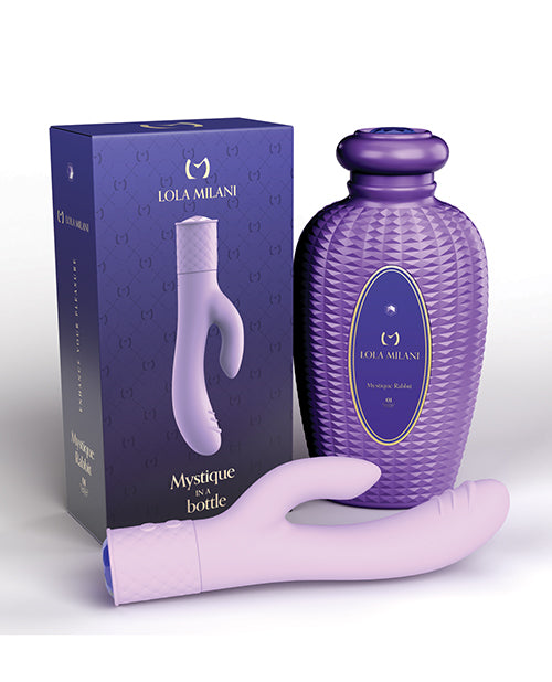 Lola Milani Vibrator Dual-Action Silicone with Discreet Orchid Bottle for Clitoral and G-Spot Stimulation