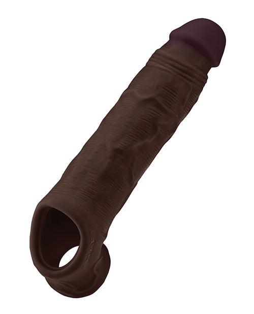 Shaft Penis Enhancement Vibrating Silicone Sheath with Wireless Remote for Enhanced Sensation