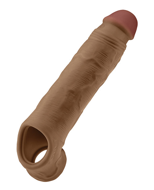 Shaft Penis Enhancement Vibrating Silicone Sheath Wireless Remote for Realistic Stimulation