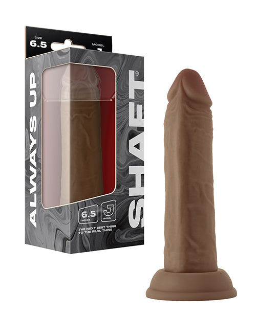Shaft Dongs & Dildos Liquid Silicone Dual Layer Suction Cup Dong with Classic Straight Design for Realistic Penetration