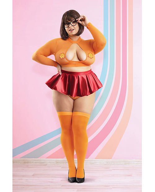 Play by Fantasy Lingerie Costume Set Wetlook Mesh Plus Size for Confident Roleplay and Seductive Styling