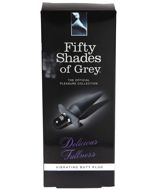 Fifty Shades of Grey Silicone Vibrating Butt Plug with 10 Vibration Modes and Contoured Shape for Intense Anal Stimulation