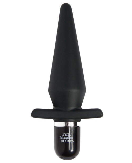Fifty Shades of Grey Vibrating Silicone Butt Plug with 10 Vibration Modes
