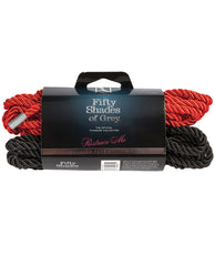 Fifty Shades of Grey Bondage Rope Twin Pack Silky Soft Durable Design for Comfortable Restraint Play