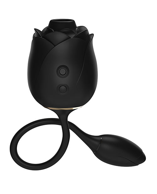 Fifty Shades of Grey Dark Blushing Rose Clitoral Suction Vibrator with Vibrating Egg