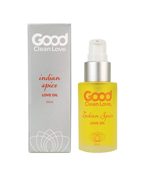 Good Clean Love Lubricant Indian Spice Love Oil Aphrodisiac Scent for Sensual Massage and Intimacy
