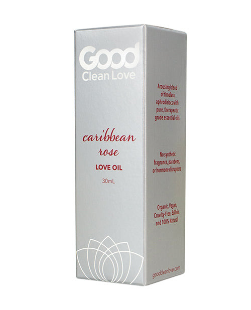 Caribbean Rose Love Oil 30ml – Scent-Adaptive Intimate Lubricant