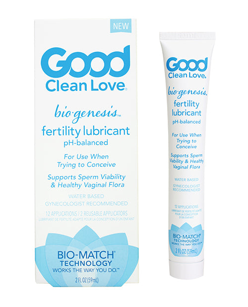 Good Clean Love Lubricant Magnesium and Calcium Ions Water-Based Formula for Fertility Support