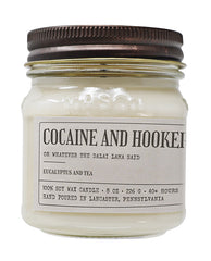 Sleazy Greetings Soy Wax Candle with Humorous Label and Forest Breeze Scent for Home Decor and Gifting