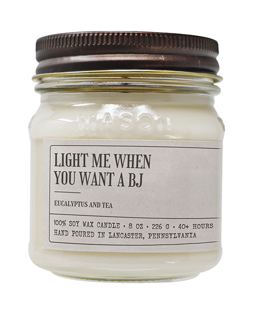 Sleazy Greetings Soy Candle 8oz Cheeky Label Forest Breeze Scent for Novelty Home Decor