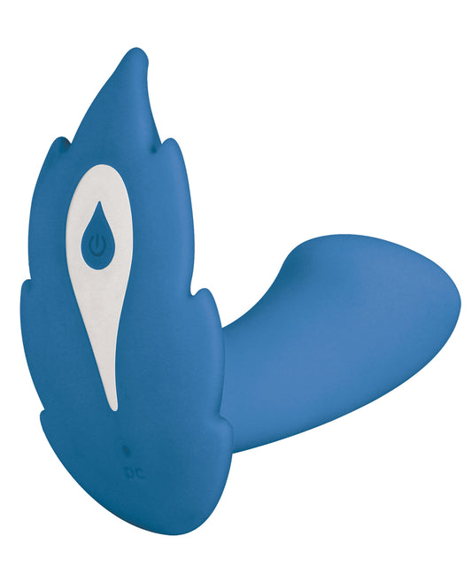 GigaLuv Deep Secret Remote 10-Mode Panty Vibrator in Blue