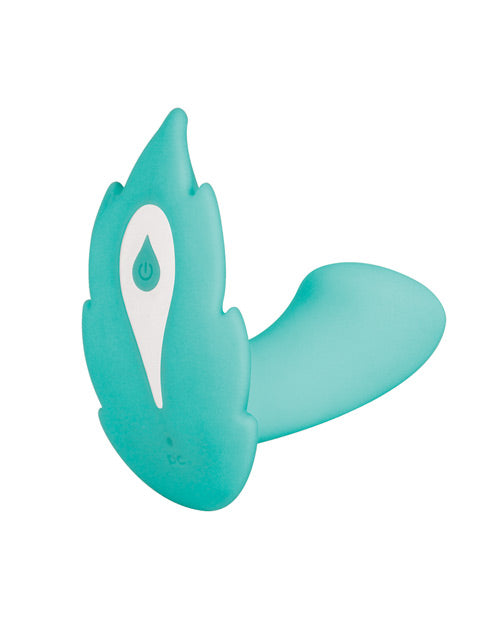 GigaLuv Deep Secret Remote Panty Vibrator with 10 Modes in Tiffany Blue
