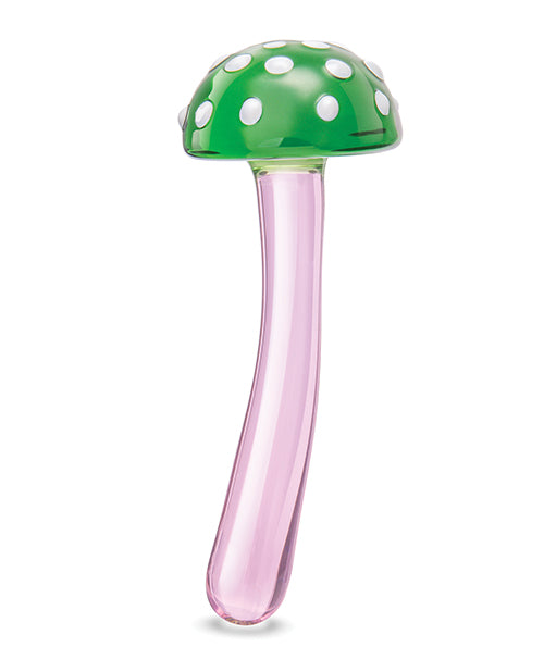 Glas 7.5" Magic Mushroom Glass Dildo with Artistic Tip