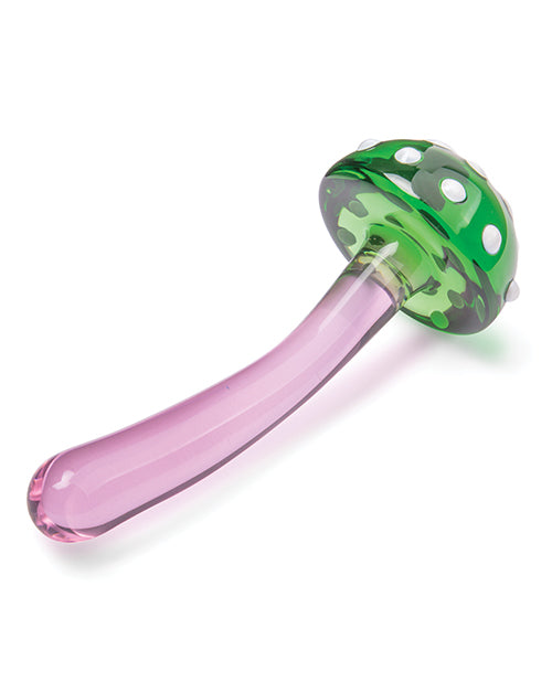 Glas 7.5" Magic Mushroom Glass Dildo with Artistic Tip