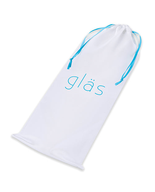 Glas 8-Inch Textured Glass Dildo with Corn-Inspired Design