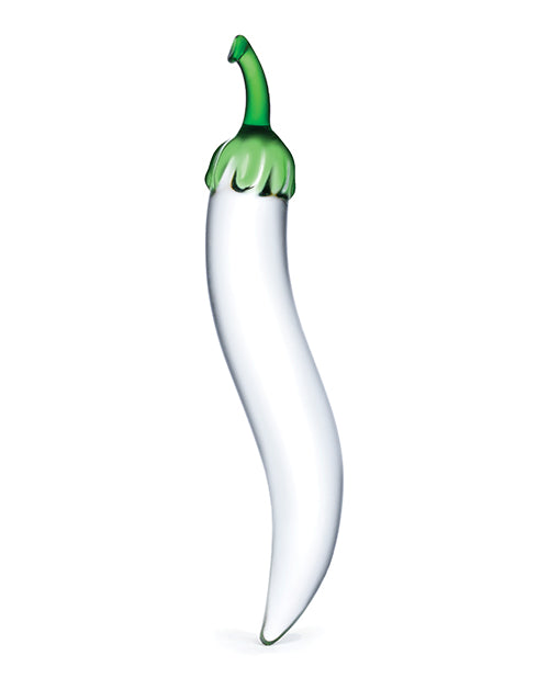Glas Glass Naturals Chili Pepper Dildo for Discreet Pleasure & Temperature Play