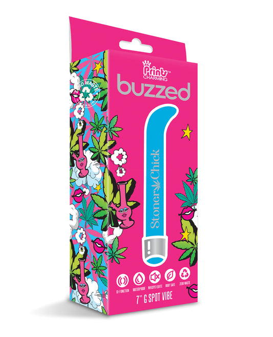 Prints Charming Vibrator Cannabis-Themed Curved G-Spot Design Eco-Friendly Packaging for Targeted Stimulation