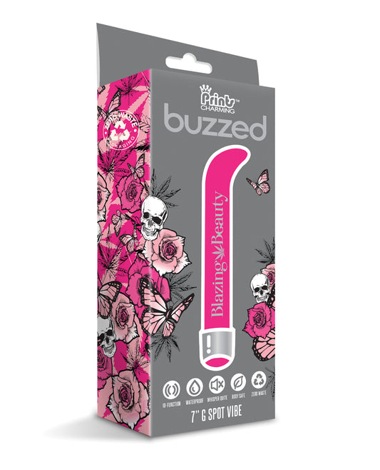 Prints Charming Vibrator Curved G-Spot Design with Cannabis Theme for Enhanced Stimulation and Eco-Friendly Storage
