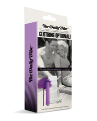 The Daily Vibe Vibrator Kit Reusable Packaging Feather Tickler Waterproof Massager for Couples Playtime