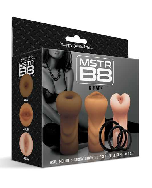 Happy Ending Dolls & Masturbators Realistic Assortment and Silicone C-Rings for Enhanced Male Stimulation