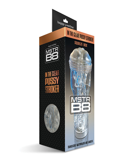 Happy Ending Masturbator Stroker with Textured Tunnel and Adjustable Suction for Intense Solo Pleasure
