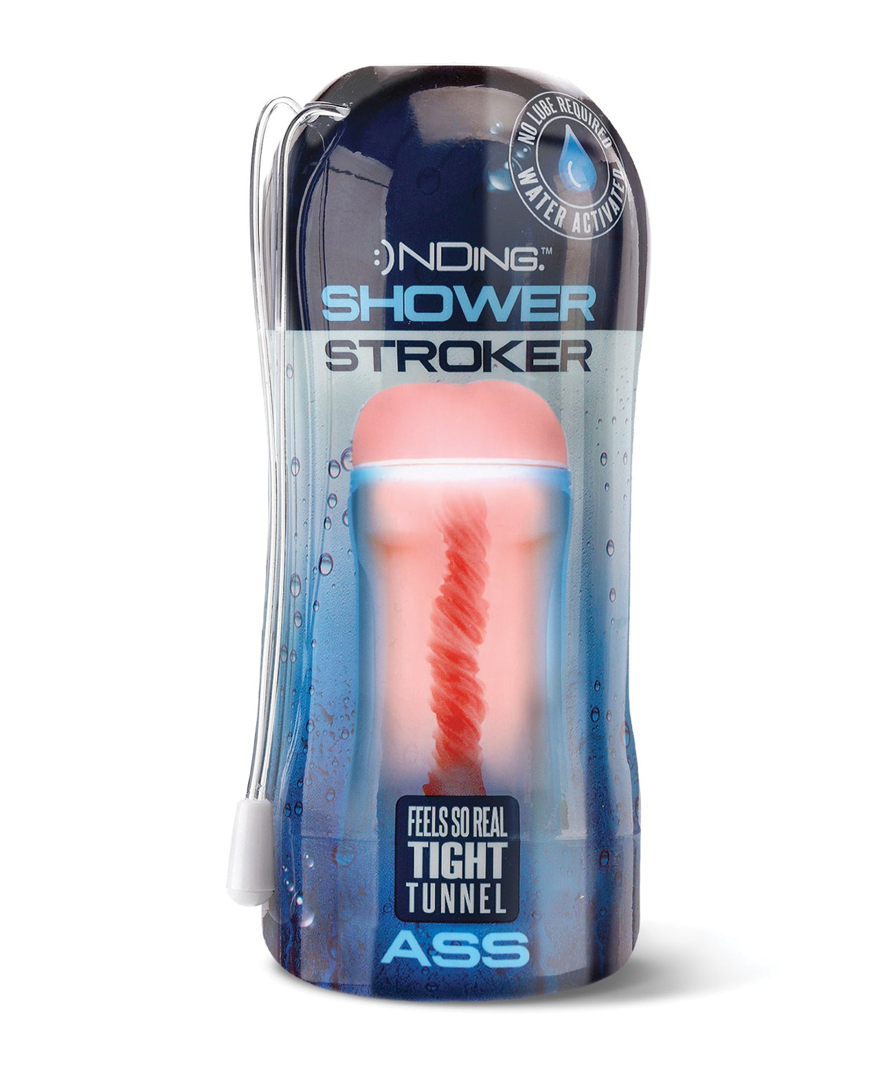 Happy Ending Masturbation Cup with Water Activation and Adjustable Suction for Realistic Shower Pleasure