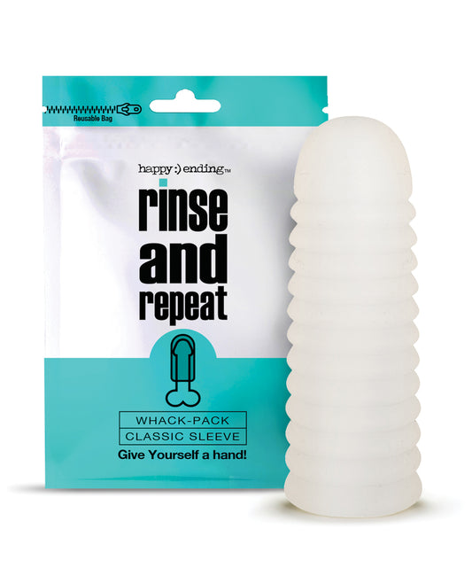 Happy Ending Whack Sleeve Ultra Soft Stretchy Textured Design for Enhanced Solo Pleasure