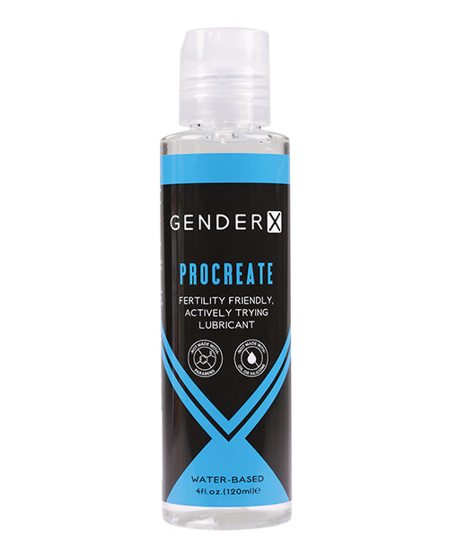 Gender X Lubricant Unfragranced Fertility-Friendly Gel Compatible with Natural Rubber Latex for Couples Trying to Conceive