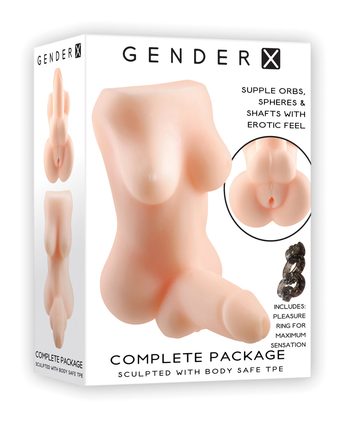 Gender X Complete Package Multi Function Stroker - Light