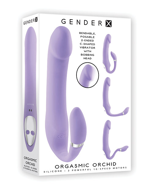 Gender X Vibrator Poseable Dual-Ended Shaft Pulling Motion for Customizable Intimate Stimulation