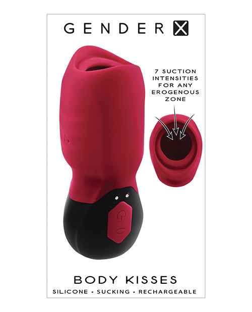 Gender X Dolls & Masturbators Vibrating Suction Massager with Dual Modes and Flexible Silicone Opening for Intimate Stimulation