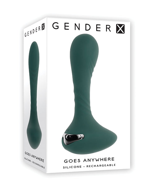 Gender X Anal Product Vibrating Silicone Plug Ergonomic Egg-Shaped Base for Comfortable Insertion and Control