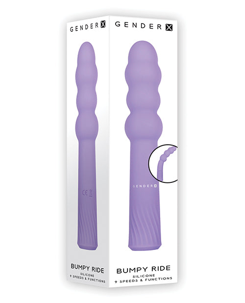 Gender X Vibrator Curved Bulbed Shaft Flexible Silicone for Intense Versatile Stimulation