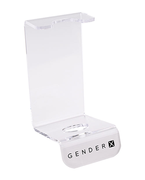 Gender X Acrylic Product Display Stand with Clear Construction and Stable Base for Retail Showcasing