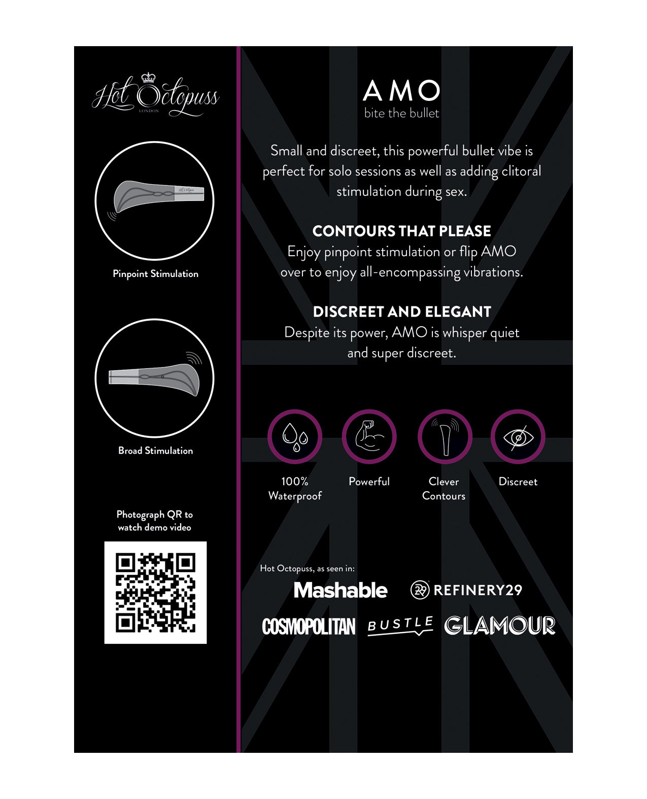 Hot Octopuss Bullet Vibrator with Powerful Motor and Ergonomic Shape for Targeted Stimulation