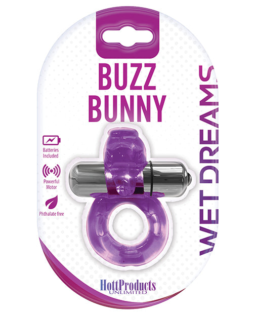 Wet Dreams Stimulators Vibrating Silicone Pleasure Ring Bunny Ear Design for Enhanced Intimate Stimulation